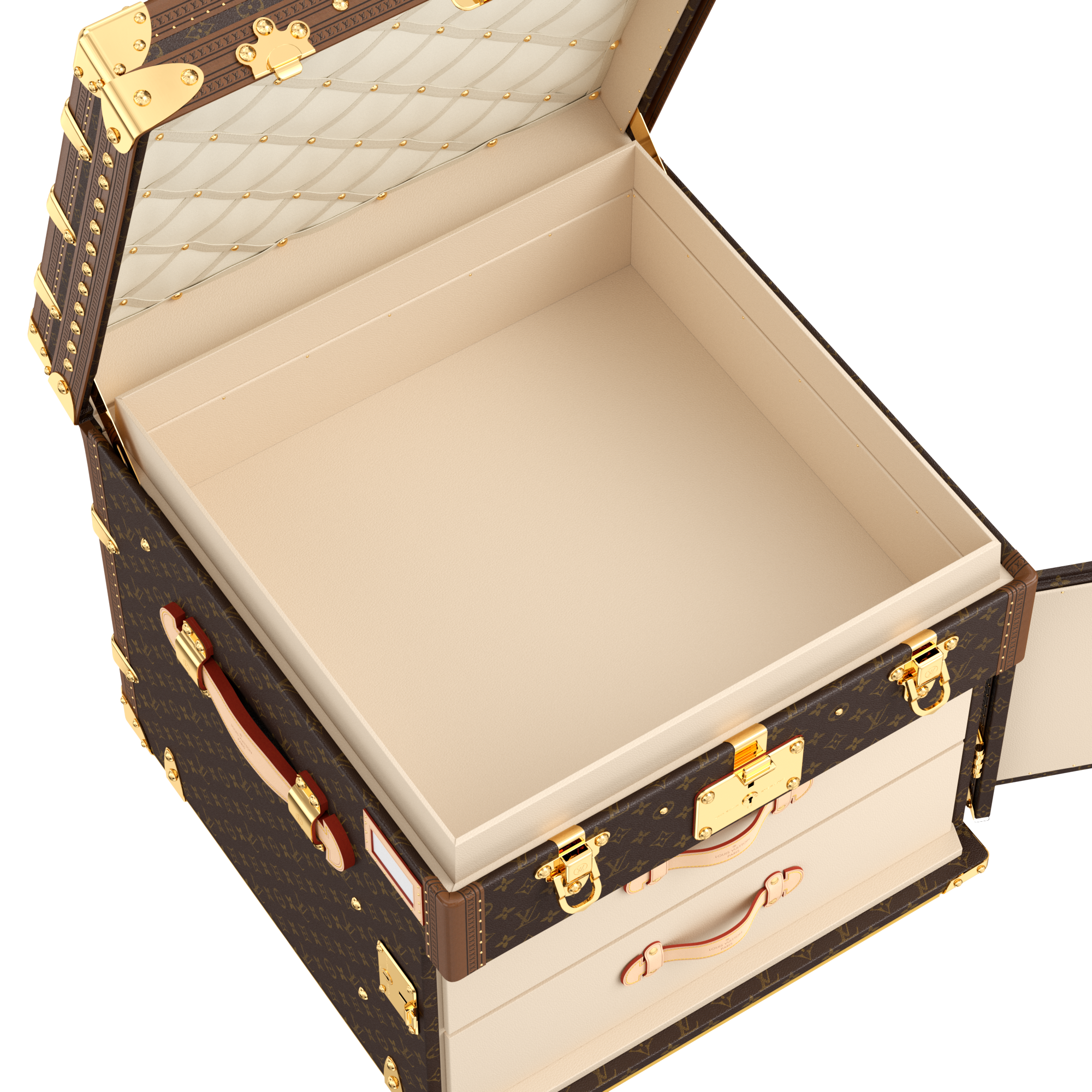 Courrier Lozine Carre Droite Monogram - Trunks and Boxes | LOUIS